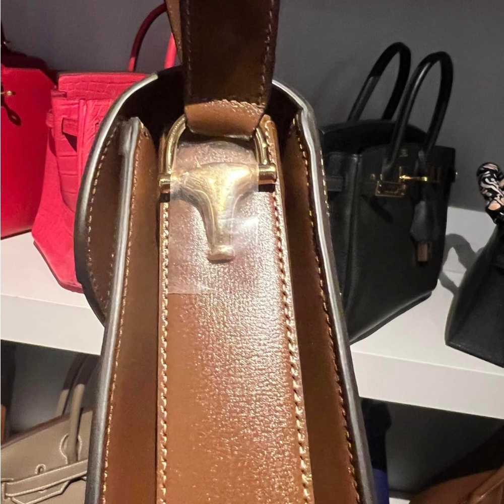 GUCCI
GG Supreme Monogram Horsebit 1955 Shoulder Bag Beige Brown Sugar - Picture 5 of 7